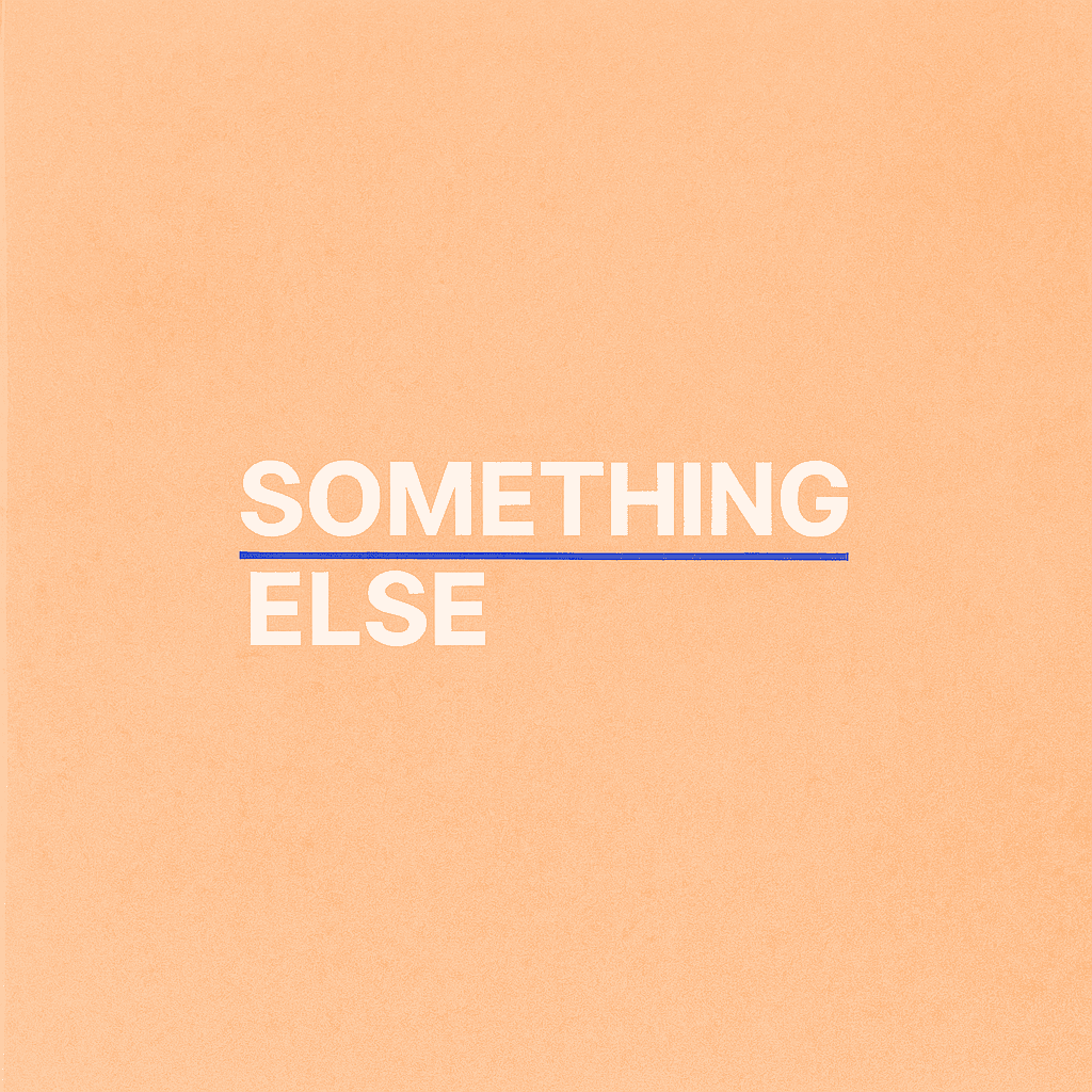 SomethingElse logo peach