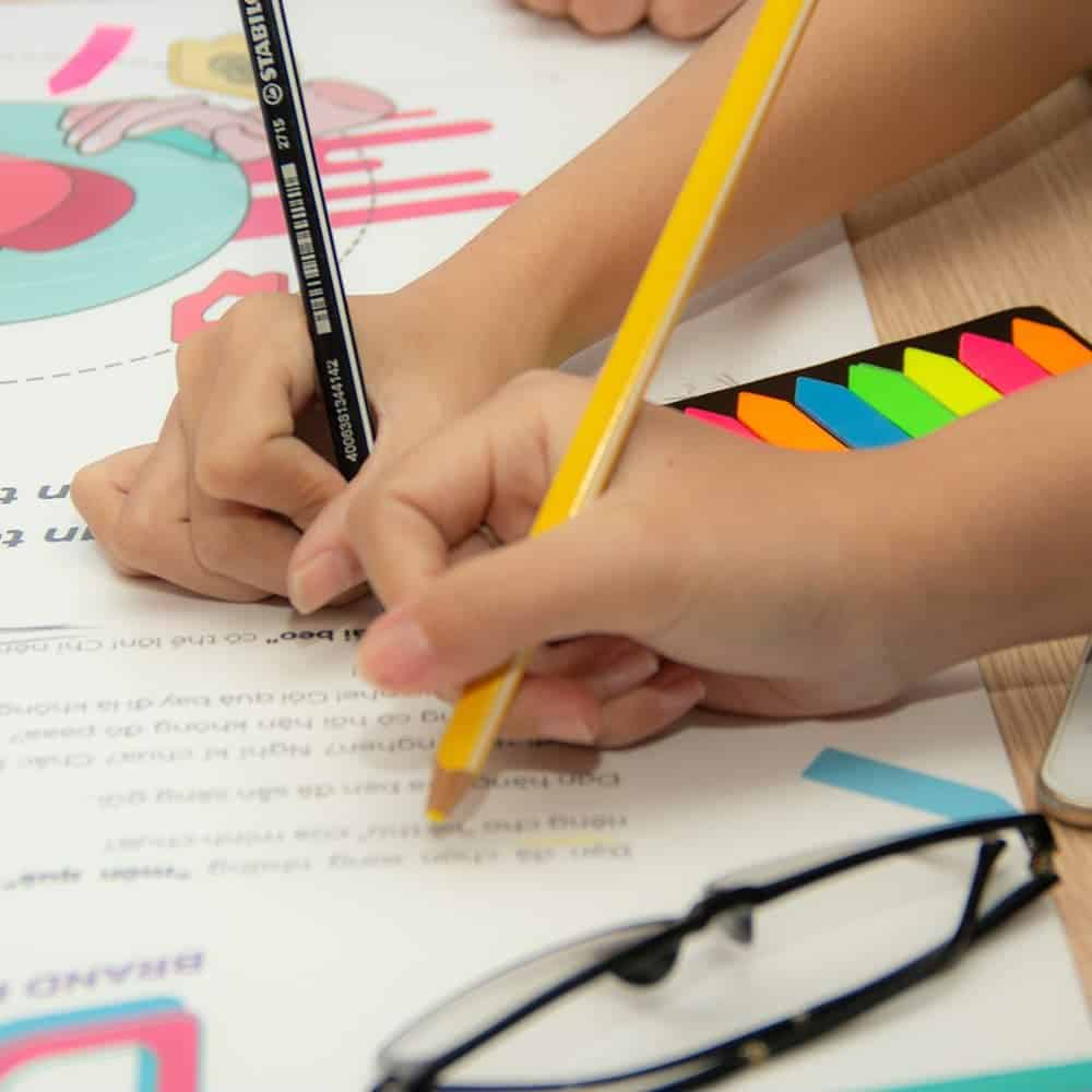 Girls drawing