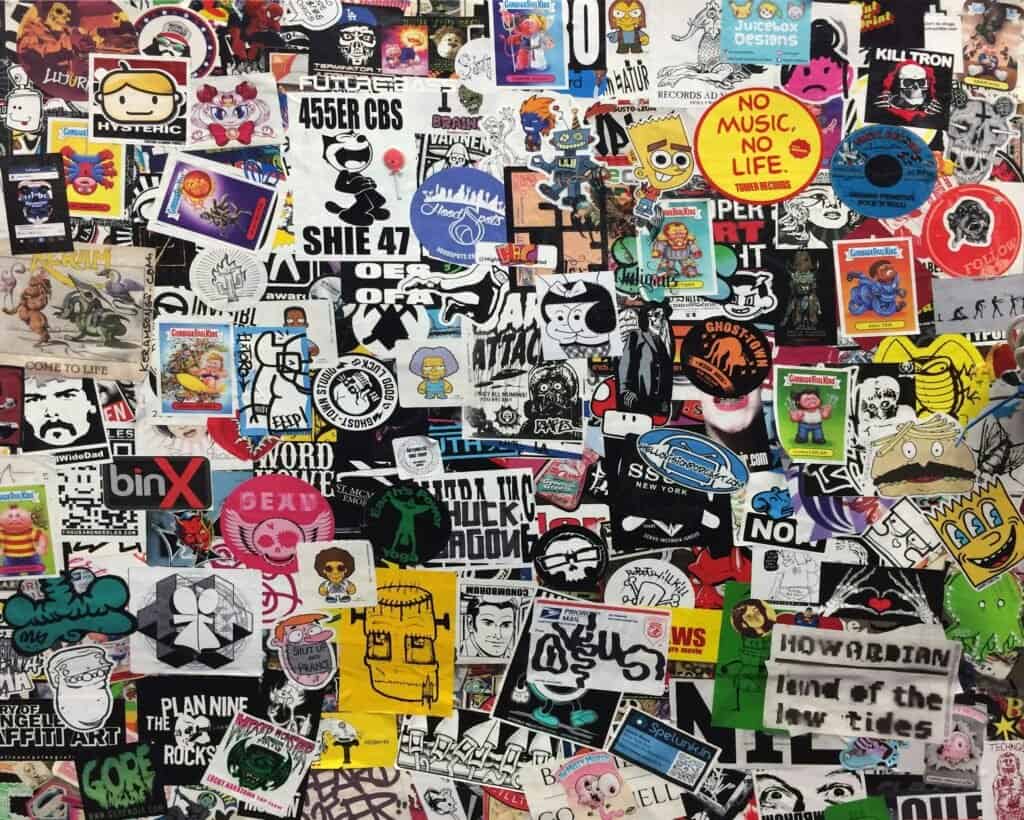 Graffiti stickers